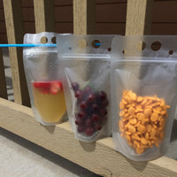 Reusable Pouches- drink OR snack