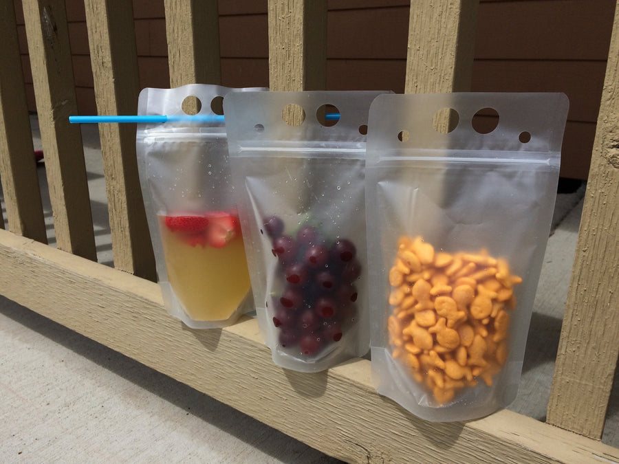 Reusable Pouches- drink OR snack