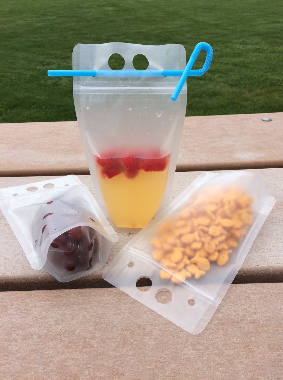 Reusable Pouches- drink OR snack