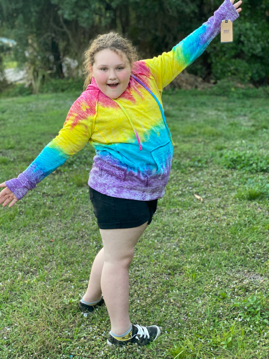 Rainbow Tie dye Hoodie