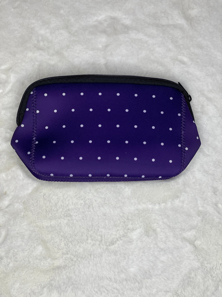 Neoprene cosmetic bag medium