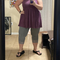 Lace edged Capri