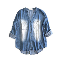 Precious Memories Chambray Top