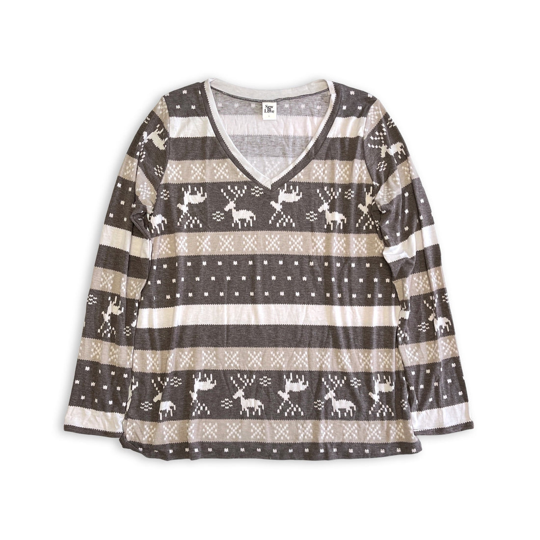 Prancing Reindeer Top