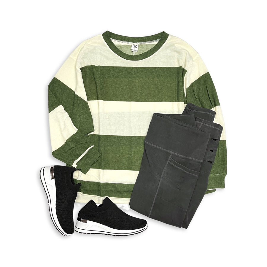 Need You Now Sweater in Olive