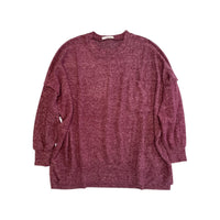 Say Something Sweater in Burgundy