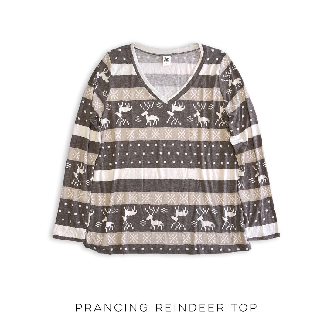 Prancing Reindeer Top