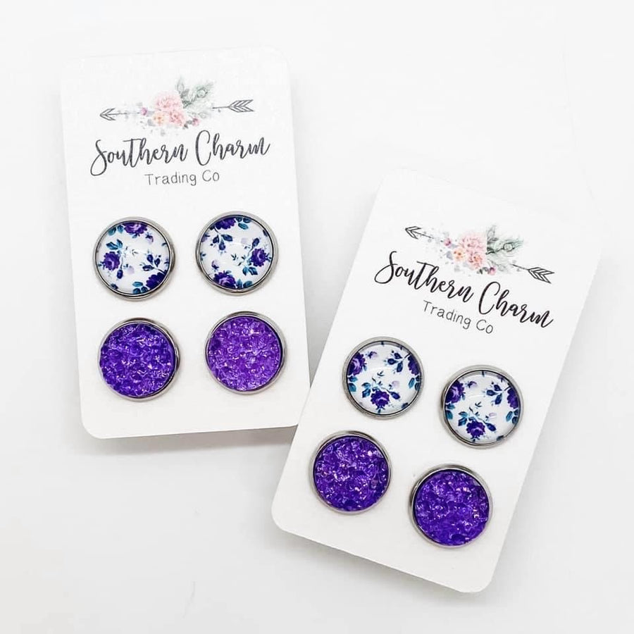 Druzys & Dewdrop duo Earrings