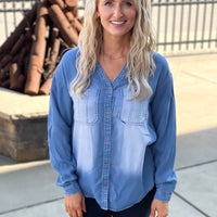 Precious Memories Chambray Top