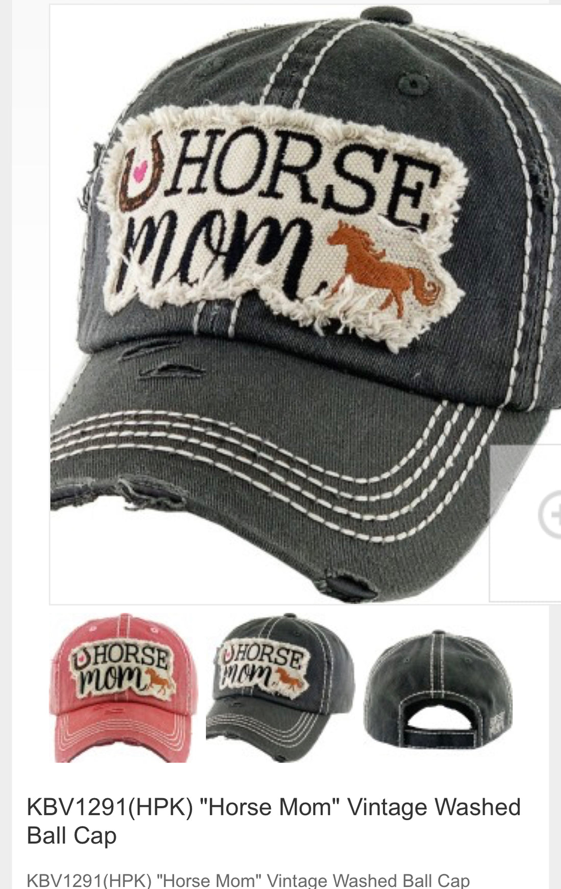 Horse Mom Hat