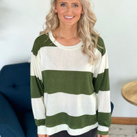 Need You Now Sweater in Olive
