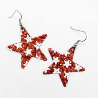 Glitter star Earrings