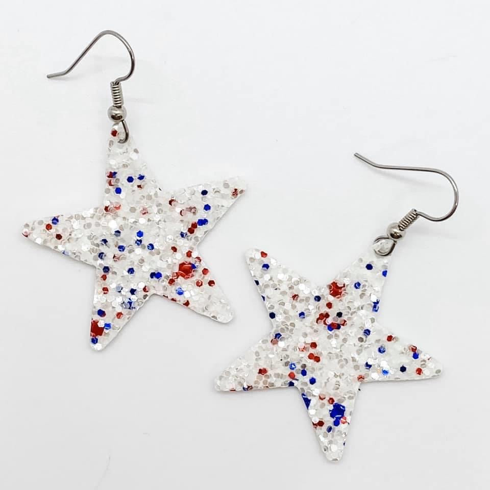 Confetti Star Earrings