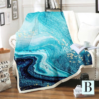 Sherpa lined blanket