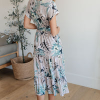 Into the Night Dolman Sleeve Floral Dress