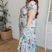Into the Night Dolman Sleeve Floral Dress