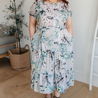 Into the Night Dolman Sleeve Floral Dress