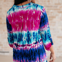 Little Lovely Blouse in Tie Dye