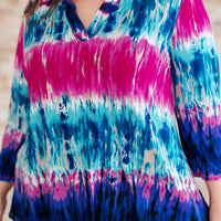 Little Lovely Blouse in Tie Dye