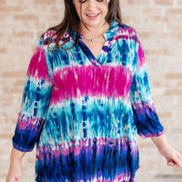Little Lovely Blouse in Tie Dye