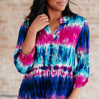 Little Lovely Blouse in Tie Dye