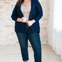 Magic 3/4 Blazer in Navy
