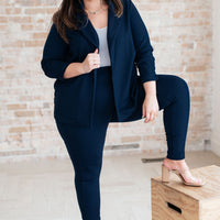 Magic 3/4 Blazer in Navy