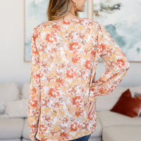 Marigold Dreams Floral Blouse