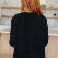 Midnight In Manhattan V-Neck Blouse