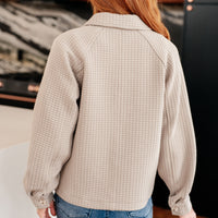 My Best Offer Quilted Texture Shacket