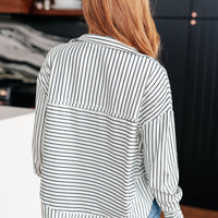Striped Serendipity Pullover