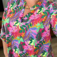 Lizzy Top in Tropical Multi