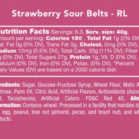 Strawberry Sour Belts