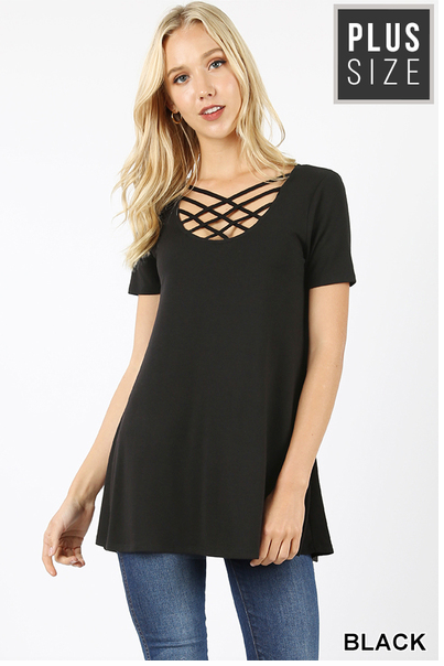 criss cross tee