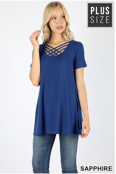 criss cross tee