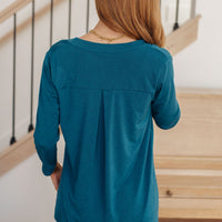 So Outstanding Top in Teal