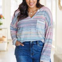 Totally Tubular Striped Long Sleeve Top