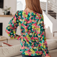 Vantage Point V-Neck Blouse