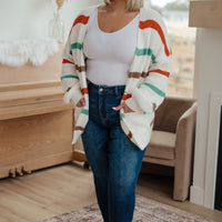 Walk The Line Cable Knit Cardigan