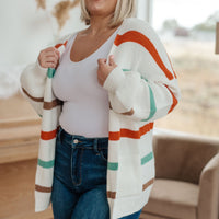 Walk The Line Cable Knit Cardigan