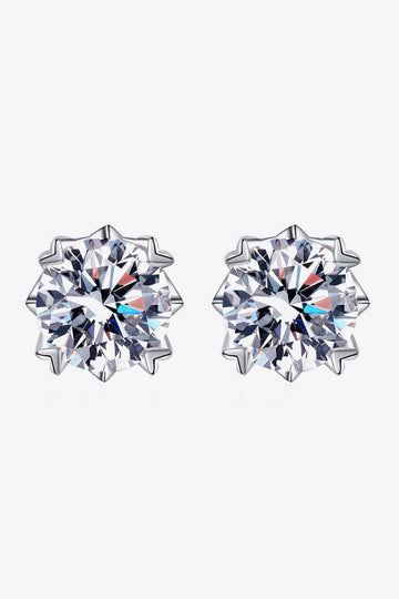 Good Day In My Mind Moissanite Stud Earrings