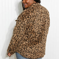 Jodifl Driving Me Wild Full Size Run Leopard Jacket