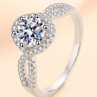 Feel The Joy 925 Sterling Silver Moissanite Ring