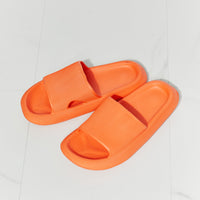 MMShoes Arms Around Me Open Toe Slide in Orange