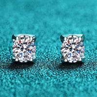 Weekend Meetup Moissanite Stud Earrings