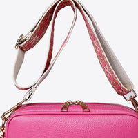 PU Leather Tassel Crossbody Bag