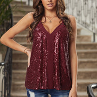 Sequin Racerback Tank