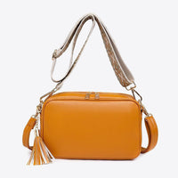 PU Leather Tassel Crossbody Bag