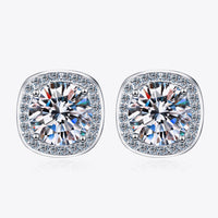 Let Me Love You 1 Carat Moissanite Stud Earrings