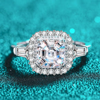 So Much Shine 2 Carat Moissanite Sterling Silver Ring